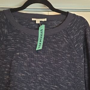 Threads 4 Thought Navy Crew Neck Sweater